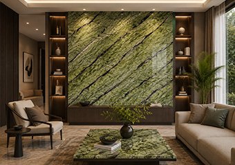 green stone