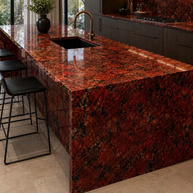 best quality red stone